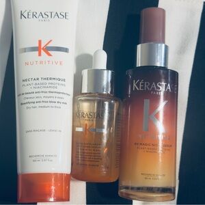 Kerastase Nutritive Hair Treatment Set - White, Gold, Brown